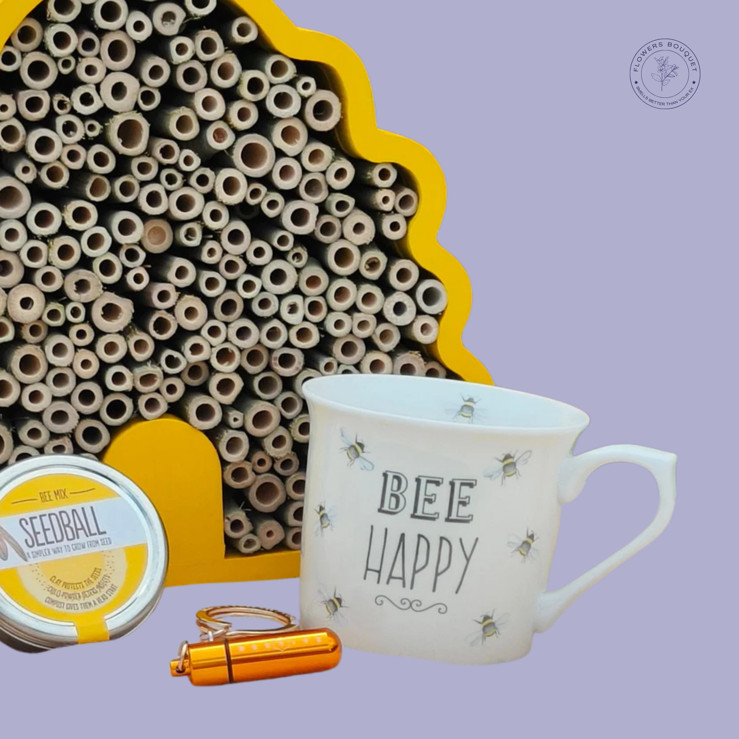 Bee Lover's Deluxe Gift Set with Bug Hotel