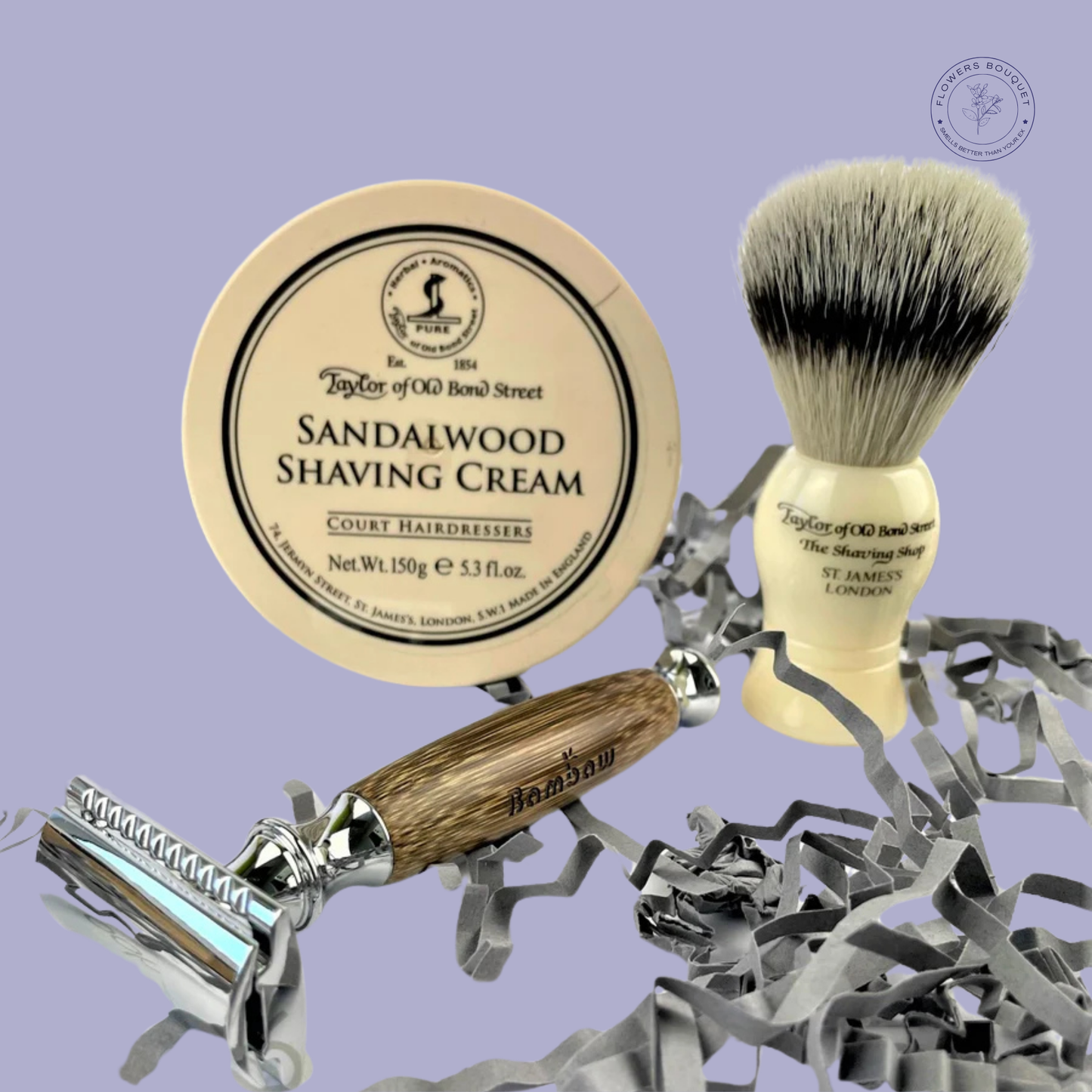 Luxury Sandalwood Shaving Gift Set