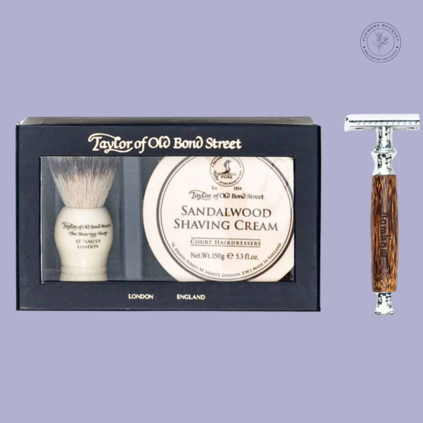 Luxury Sandalwood Shaving Gift Set