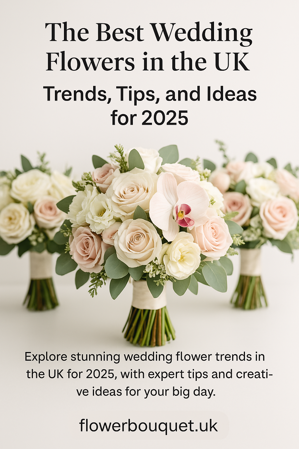 Stunning wedding flower arrangements in the UK – Roses, Peonies, and Orchids for every wedding style.
