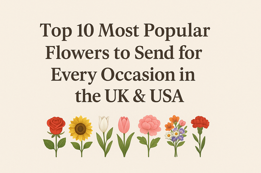 Top 10 Most Popular Flowers to Send for Every Occasion in the UK & USA