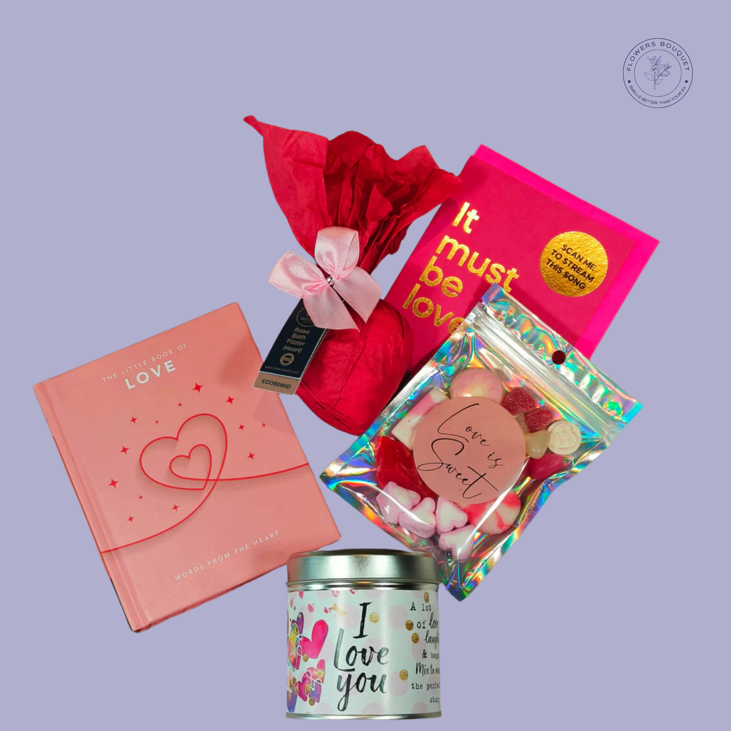 Romantic Love & Sweet Treats Gift Set