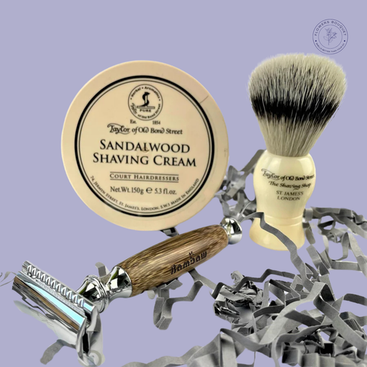 Luxury Sandalwood Shaving Gift Set