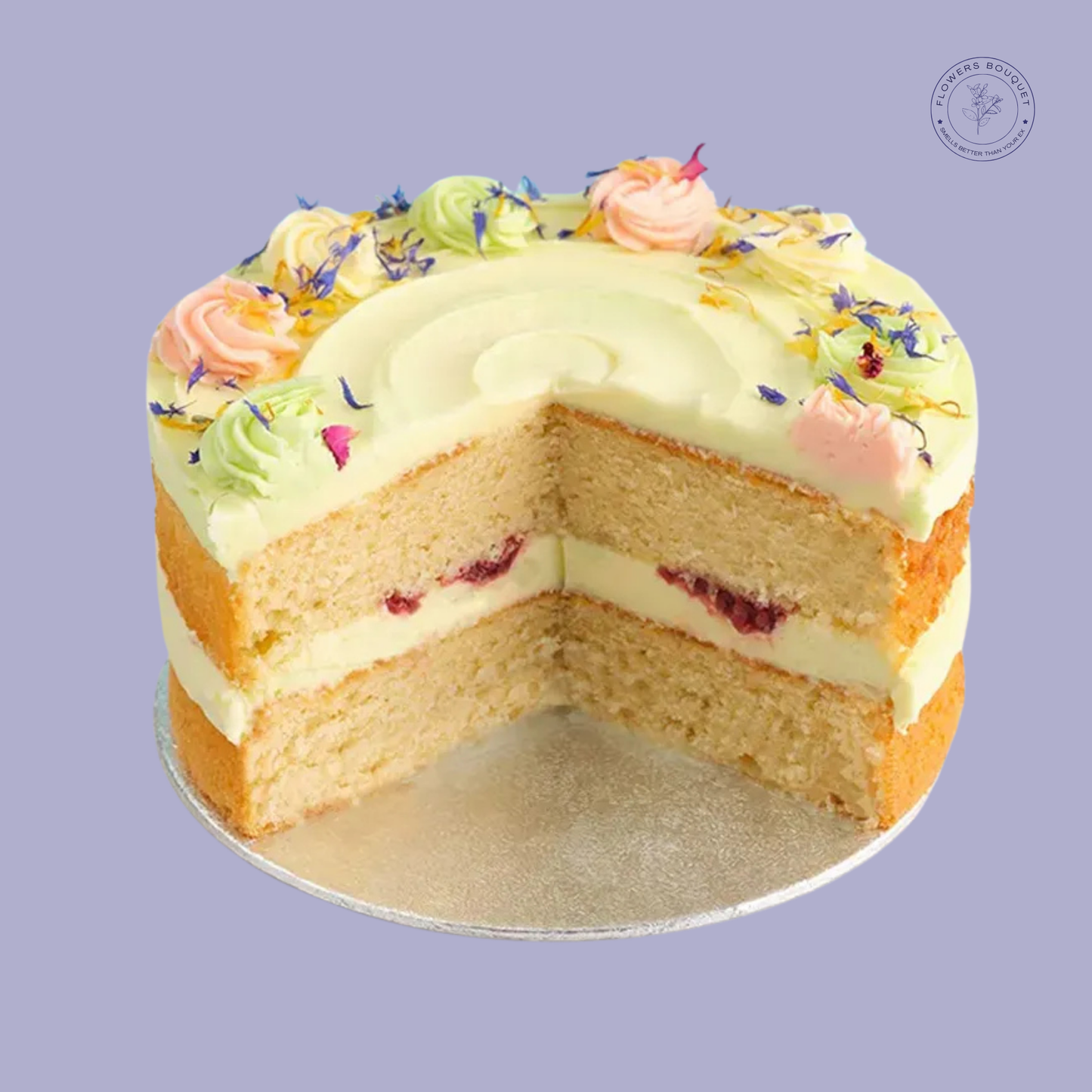 Nationwide Floral Vanilla Cake