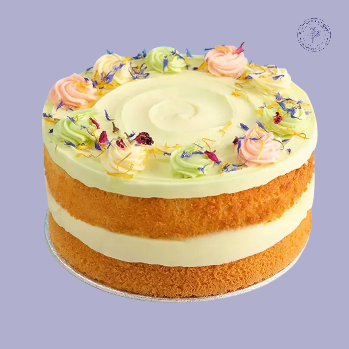 Nationwide Floral Vanilla Cake