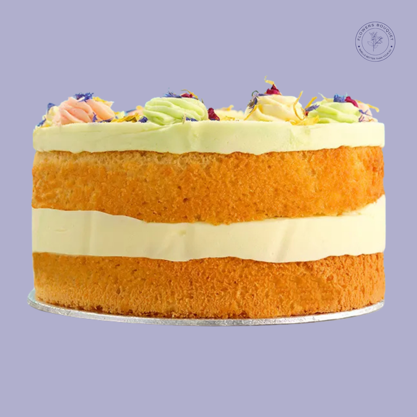 Nationwide Floral Vanilla Cake