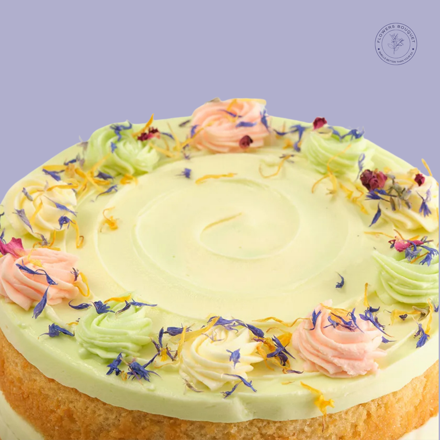 Nationwide Floral Vanilla Cake