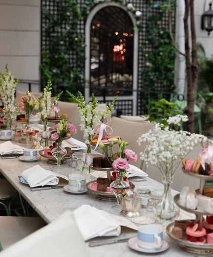 Elegant Tea Party Table Arrangement