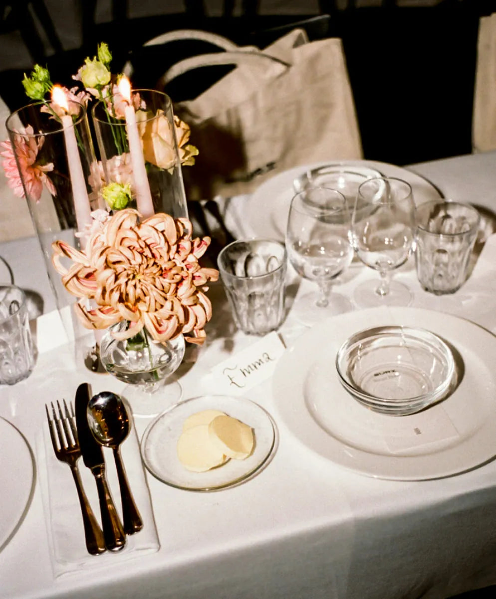 Sunset Bloom Floral Table Arrangement