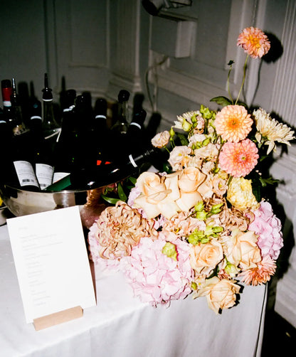Sunset Bloom Floral Table Arrangement