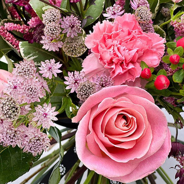Pink Roses and Mixed Blooms Bouquet